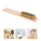Ski Wax Brush Light Yellow Skiers 1pack 6