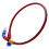 1pcs 1.50x1.50cm Red Brake Hose For Brake Line Hose Guidektm 6