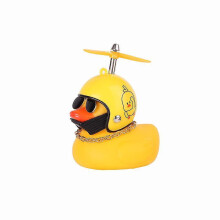 Bike Bell, Rubber Duck Bike Accessories with Led Lights Cute Propeller Handlebars Bike Horn for Kids Toddlers Kids Adult Sports Outdoorsshaking Duck