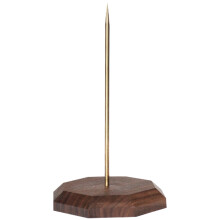Check Out Receipt Holder Spindle Holder Modern Wood 1set