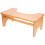 Step Stool Bamboo Toilet Stool Child 40.00x20.00x17.00cm 7