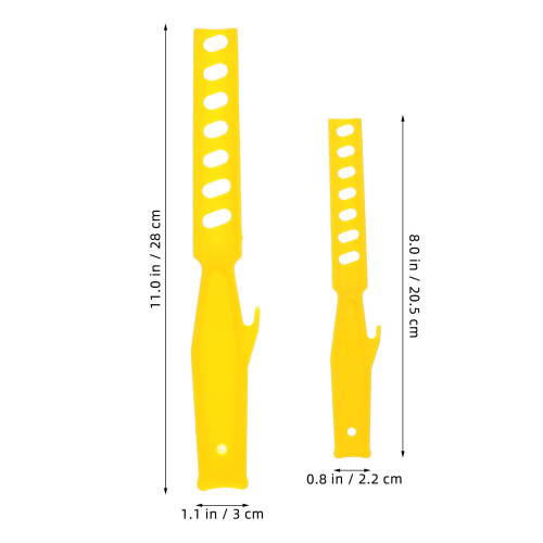 Raindrops 2pcs Yellow Sticks For Painting Projects Pp Even Mixing Tool 2