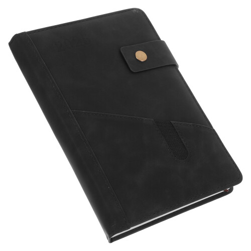 1Carnet D'organisation Noir PU Pour Suivi Et