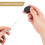 3 Pcs Anti-Theft Pull Box Sealant Gator Belt Stickers Black 7