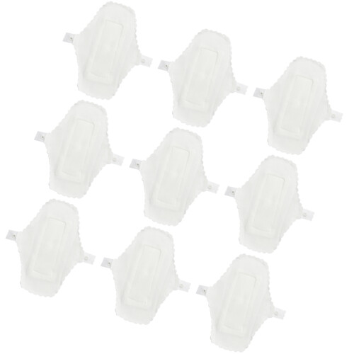 9pcs Reusable Washable Cloth Menstrual Pads White 2