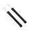 Pair Jazz Drum Retractable Drum Sticks Drumsticks (Black & White) 1