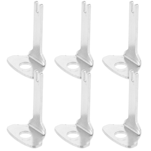 Manual Alarm Button Key Silver Iron 6pcs