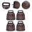 Vintage Cow Bells Light Brown Durable Iron Noise Makers 4pcs 11
