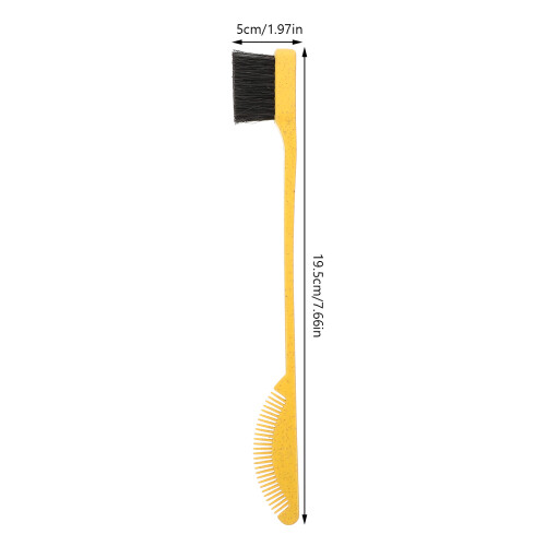 Raindrops Eye Brow Styling Brush Abs 4pcs Yellow 1