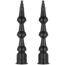 2 Pcs Slit Tool Tip Flexible Sealant Nozzle Angled Baby Caulk Tips