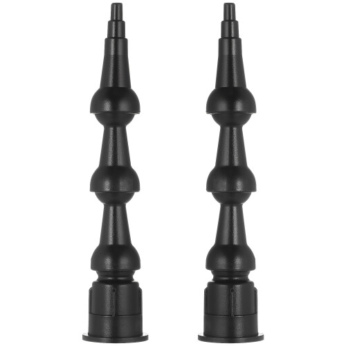 2 Pcs Slit Tool Tip Flexible Sealant Nozzle Angled Baby Caulk Tips