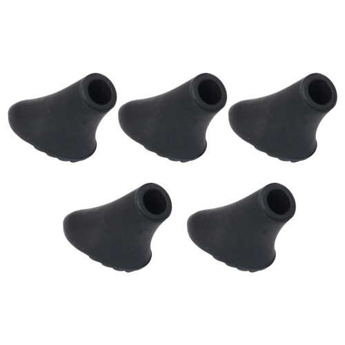 5 Pcs Replacement Rubber Tips Trekking Poles Thickened Protectors