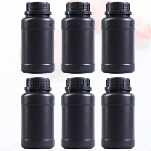 Black Hdpe Holders For Liquid Storage Bottles 6pcs 2