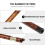 Wood Flute Instrument Light Brown 1 Set 7
