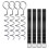 Raindrops Stake For Dog 帐篷 钉套装 Trampoline Anchors Practical Ground 8