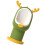 1Pièces Urinal Training Vert PP Cartoon Potty 4