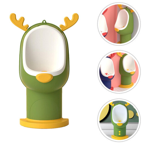 1Pièces Urinal Training Vert PP Cartoon Potty 2