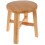 Gymnture Wooden Round Step Stool - Safe Bathroom Stool 1