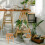 Gymnture Wooden Round Step Stool - Safe Bathroom Stool 10