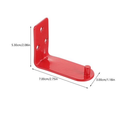 8 Pcs Mounting Fire Extinguisher 7.00x5.30x3.00cm Red 1