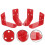 8 Pcs Mounting Fire Extinguisher 7.00x5.30x3.00cm Red 4