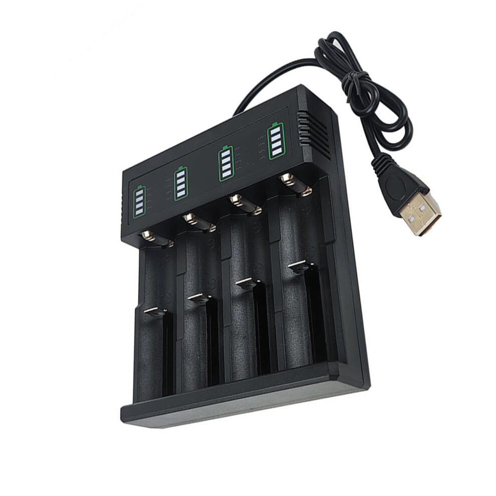 Intelligent 18650 Battery Charger Hub For 21700 26700 18500 Batteries With Independent 1/2/4 Slot Charging Station 6038364002396