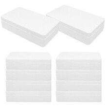 10pcs  White Foam Small Mailing Box For Tempered Glass Films