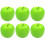 6pcs Artificial Foam Apples Simulated Fruit Models Decor 10