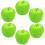 6pcs Artificial Foam Apples Simulated Fruit Models Decor 4