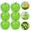 6pcs Artificial Foam Apples Simulated Fruit Models Decor 11