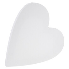 Heart-Shaped Picture Frame 30.00x30.00x2.00cm White