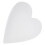 Heart-Shaped Picture Frame 30.00x30.00x2.00cm White 1