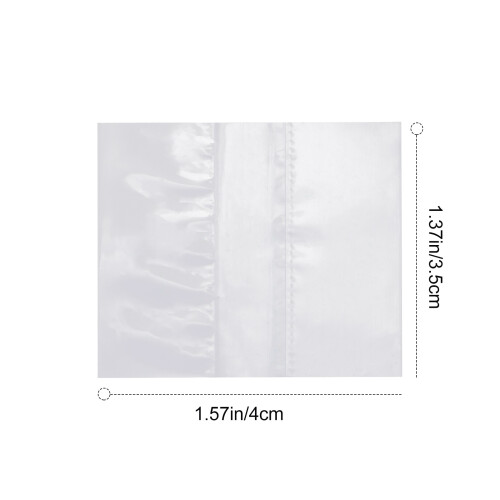 500 Pcs Transparent Heat Shrink Bags Shrinkable Packaging Protector 1