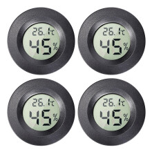 Temperature Gauge Hygrometer Digital 4pcs