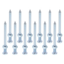 12Pcs Lawn Aerator Shoes Spikes Heavy Duty Metal For Soil Loosening