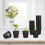 40pcs Black Hydroponic Planting Net Cup For .9x1.9x1.9in 9
