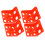 4 Pcs Holder For Salt Block Plastic Sheep Feeder Rack Orange 9