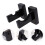2 Pair Durable Felt Bat Display For Home Decor 11x9x4.5cm 10