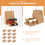 Raindrops 50 Pcs With Lids Juice Holder Transport Drinks 9