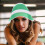 Women'S Sun Hats Sun Visor Hat Green Plastic 1pack 5