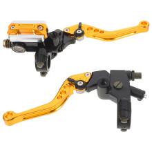 Mlins 2pcs Motorcycle Clutch Lever Brake Lever Atv Handle Set