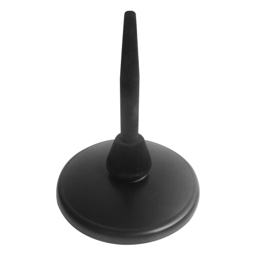 Durable Black Iron Flute Clarinet Display Stand with Sponge Pads