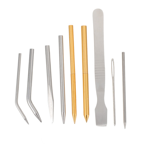 Weaving Needle Diy Braiding Tools Golden 1 Set