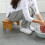 Portable Step Stool Lightweight 1set 8