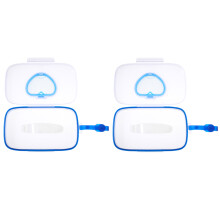 Travel Wipes Container Wet Wipes Box Polypropylene 2pcs