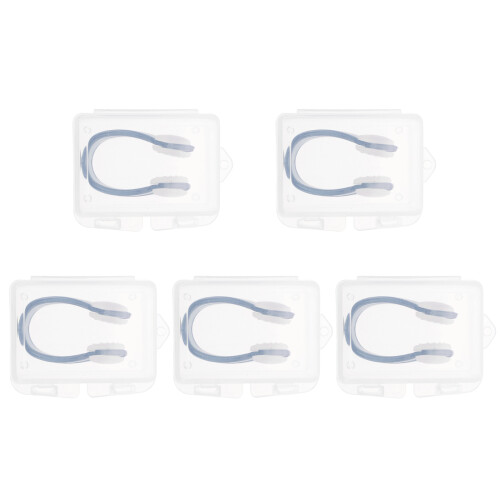 5 Boxes Swimming Nose Clip Child Protector For Noseplugs