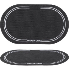 2Pcs Black Drum Head Sticker Pad for Protection Durable Pet