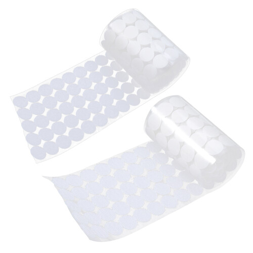 900pcs Fastening Tape White With Double Sided Design