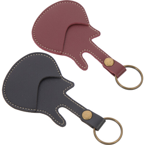 2 Pcs Guitar Picks Storage Holder Case Personalised Acoustic