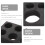 2 Pcs Portable Cup Holder Mug Rack Reusable Carrier Takeout Holders 10